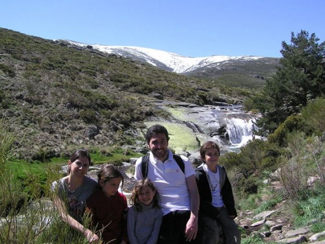 senderismo en familia
